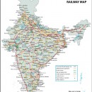 rail-road-map of India-site photo