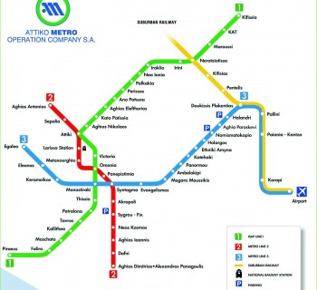 Metro Athens-circuit-description-photo-map-metro-Athens
