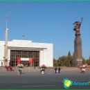the capital of Kyrgyzstan, map-photo-kind-in capital