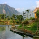 resorts, Laos photo-description
