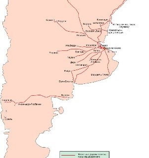 rail-road-Argentina map site photo