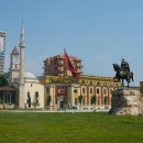 the capital of Albania-card-photo-kind-in-the capital of Albania