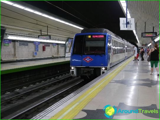 Metro Madrid: map, photos, description