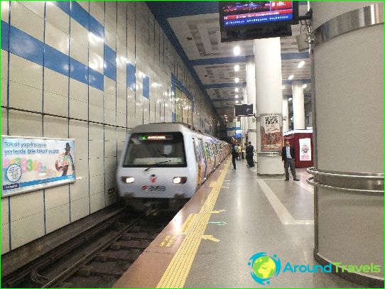 Istanbul Metro: map, photos, description