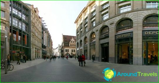Shops and markets in Leipzig