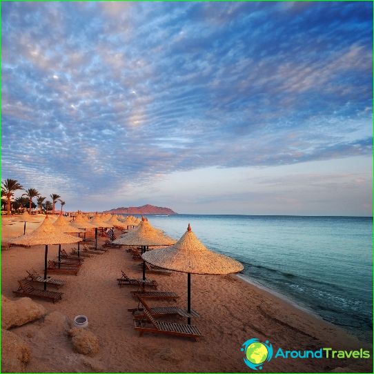 The beaches of Sharm El-Sheikh