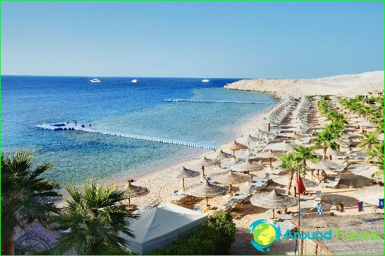 The beaches of Sharm El-Sheikh