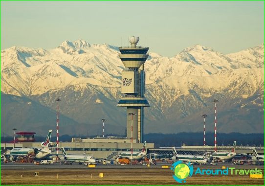 Airport in Milan