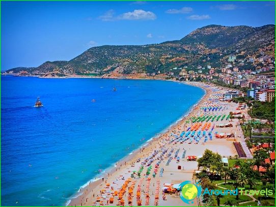The beaches of Antalya