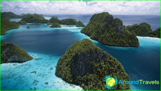 The islands of Indonesia