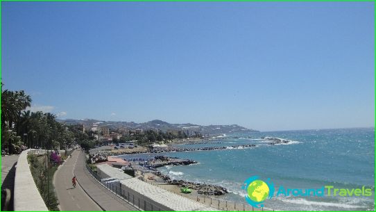 The beaches of San Remo