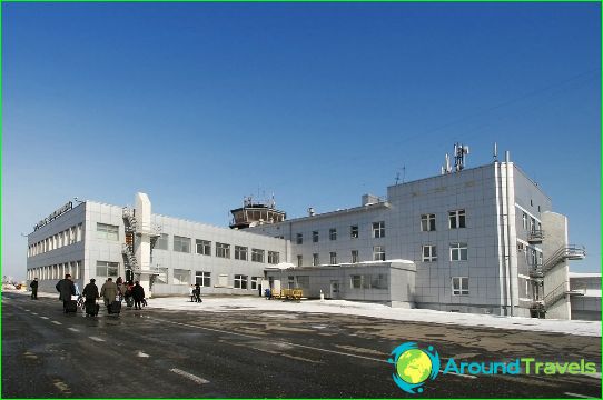 The airport in Yuzhno-Sakhalinsk