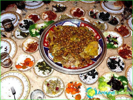 Traditional cuisine of Tunisia