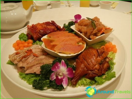 Traditional cuisine of Taiwan