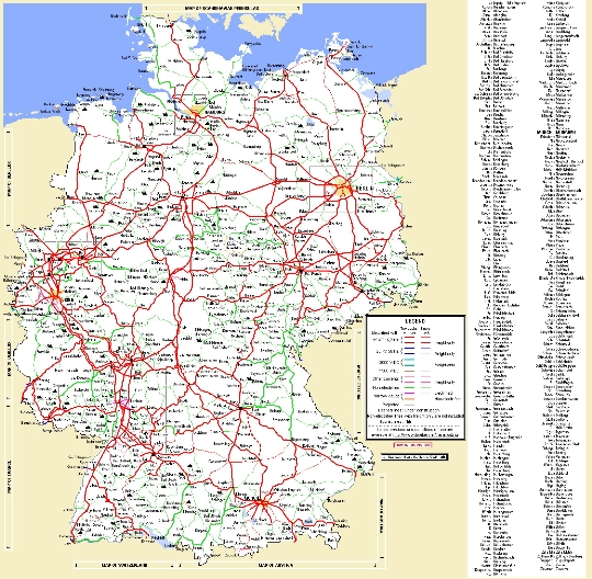 Railways of Germany Map, website, photos