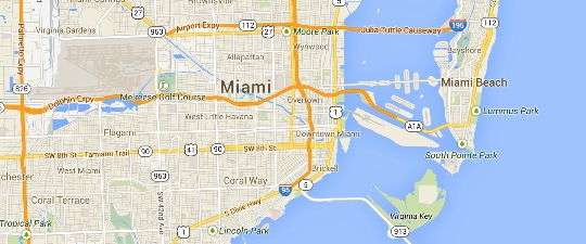 Areas of Miami