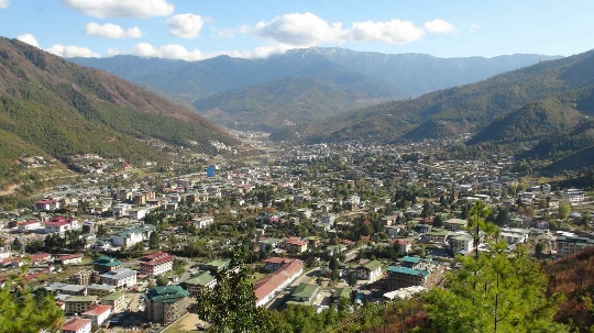 Thimphu - the capital of Bhutan