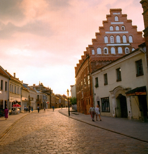The streets of Kaunas