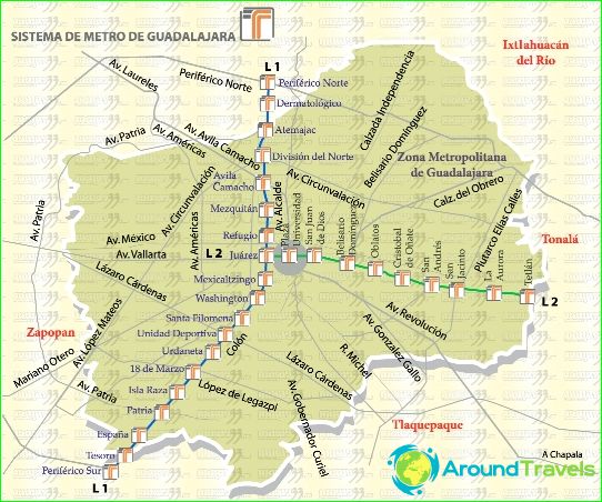 Metro Guadalajara: map, photos, description