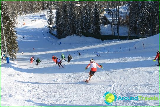 Ski resorts in Russia