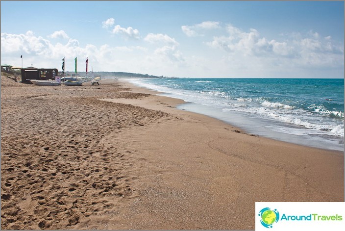 Resort Turkey. The beaches of the city of Side. Resort Turkey. The beaches of the city of Side.