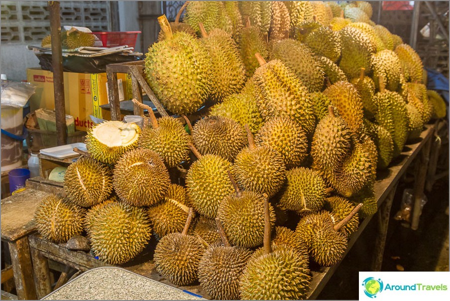 What durian looks like outside