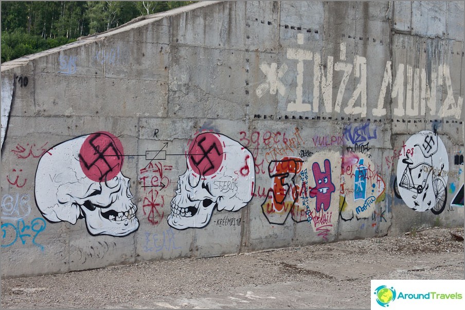 Graffiti on the walls