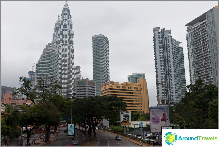 Petronas Towers - view from the city