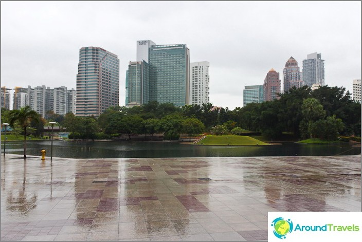KLCC Park next to the twin towers