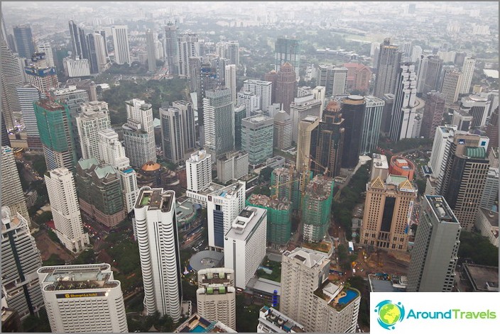 Kuala Lumpur from a height