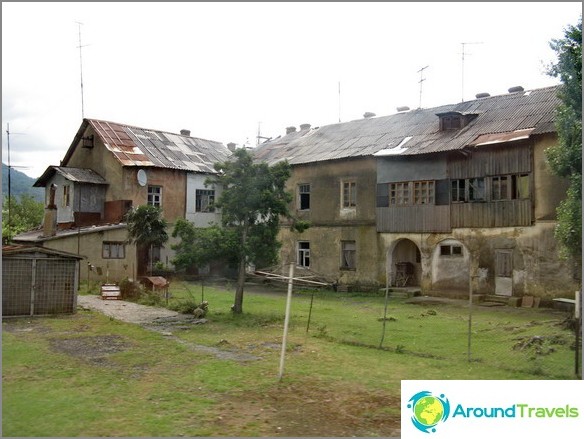 Abkhazia. Houses.