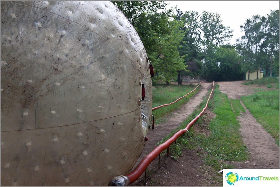Zorbing in Moscow