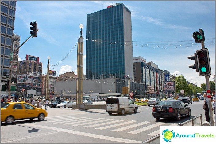 The modern center of Ankara. The modern center of Ankara.