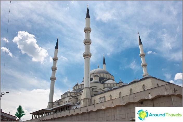 Kocatepe Mosque in Ankara. Turkey. Kocatepe Mosque in Ankara. Turkey.
