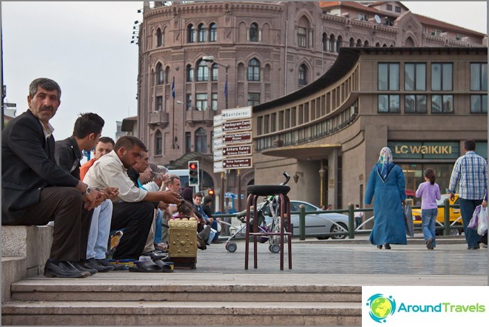Turks in Ankara. Turks in Ankara.
