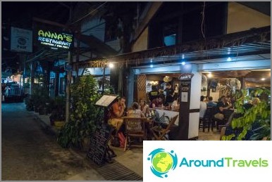 Good Anna’s Restaurant on Phi Phi - went and checked reviews