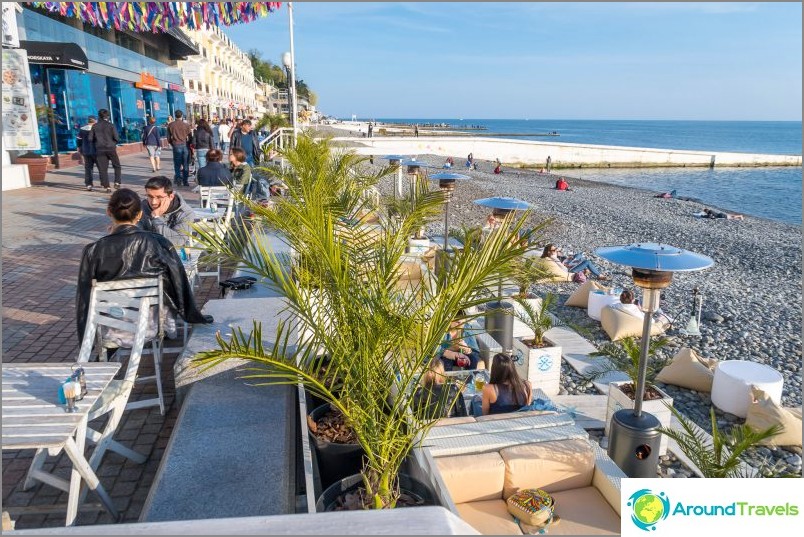 Cafe Del Mar in Sochi - a cafe where you want to go back