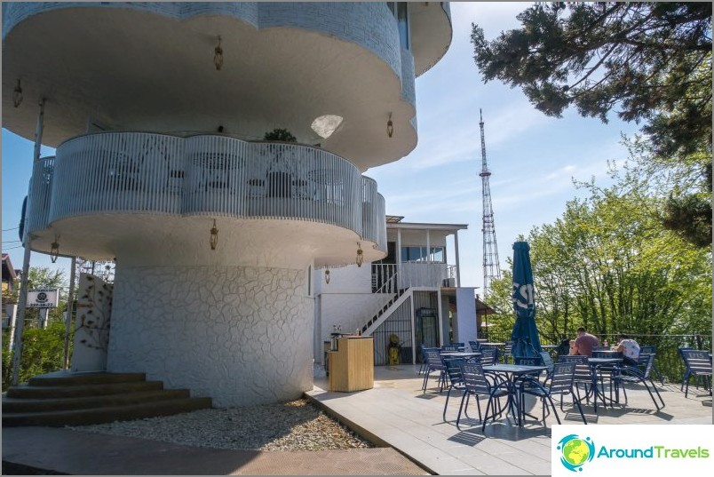 Observation deck in Sochi - Species tower Rosa Vetrov