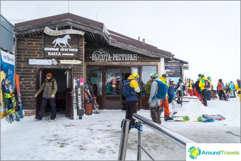 Restaurant Height 2320 on Rosa Peak in Krasnaya Polyana
