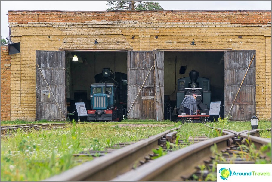 Museum of locomotives in Pereslavl-Zalessky