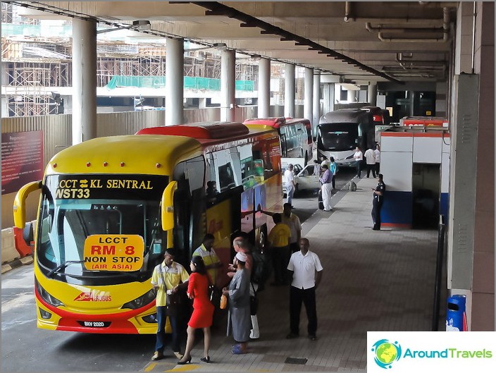 Aerobus at KL Sentral Aerobus at KL Sentral