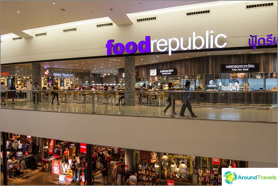 Which mall without food court