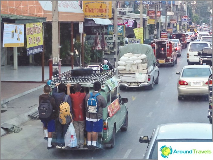 Minibuses in Thailand