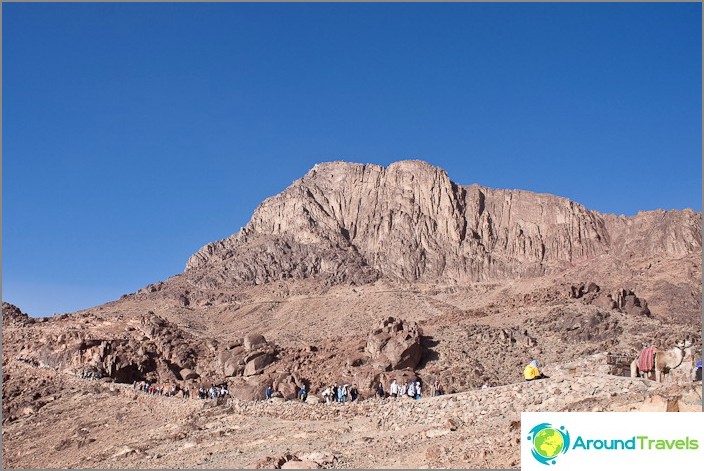 Mountain of moses in egypt