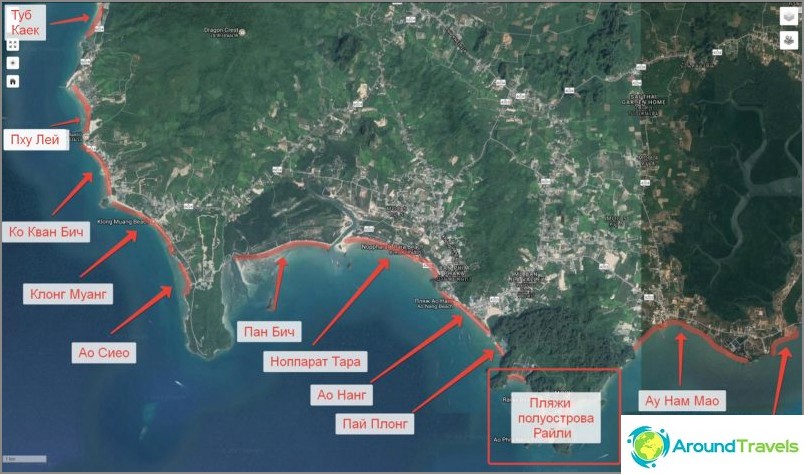 Krabi beaches scheme