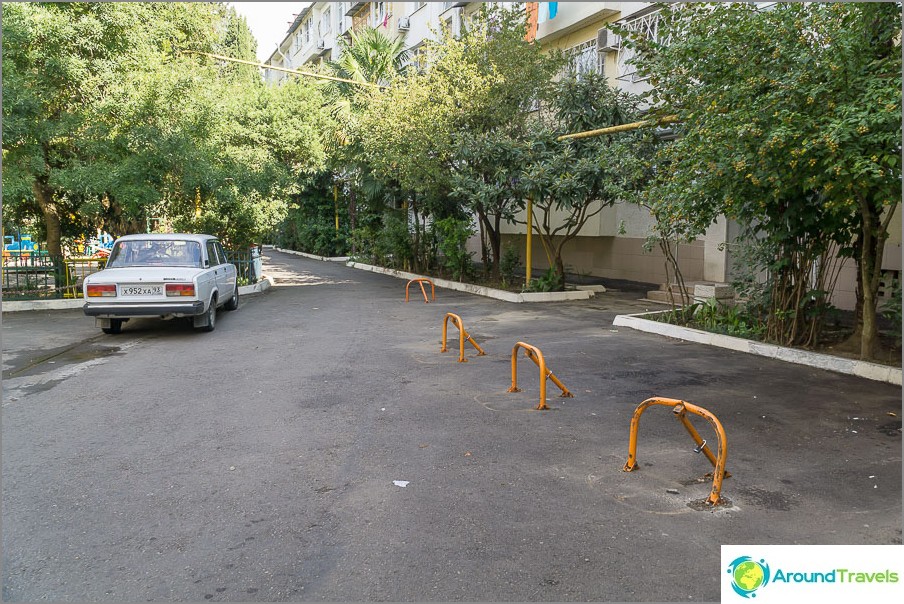 And the local are engaged in squatting parking lots