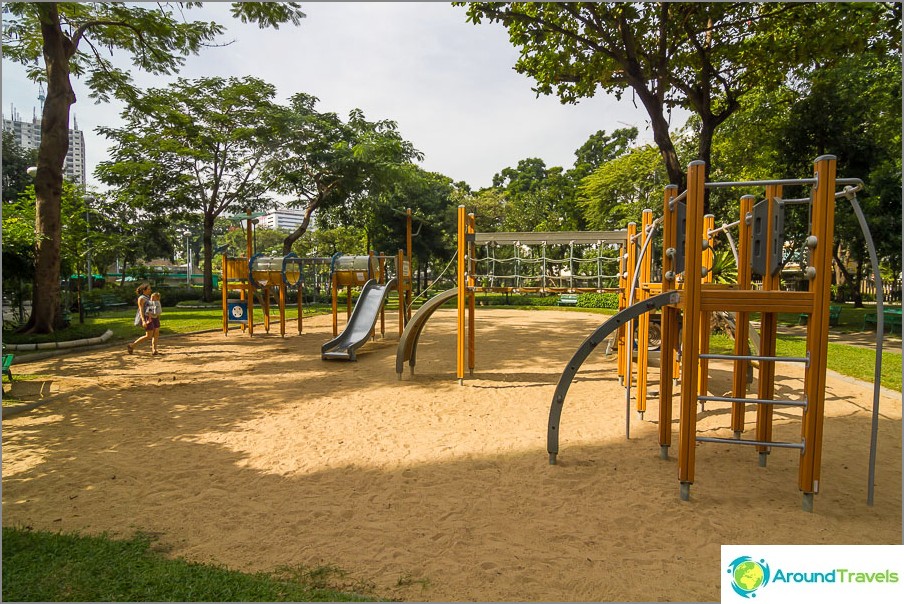 Children's playground, but for older kids