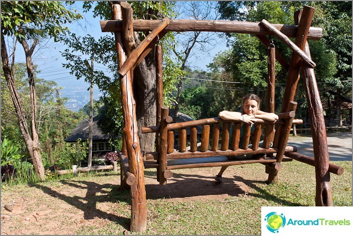Wooden swing Wooden swing