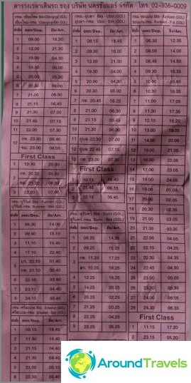 Schedule bus company Nakonchai Air
