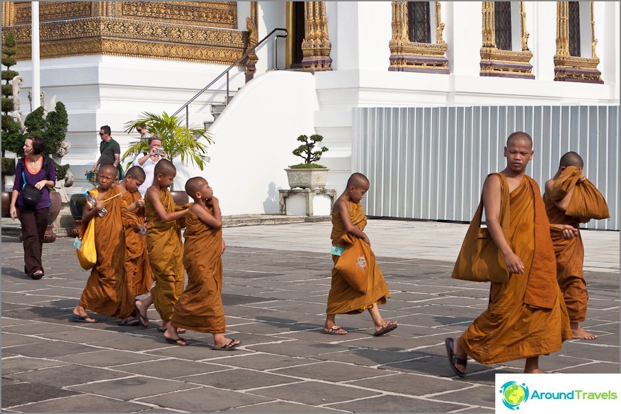 Monks on a tour